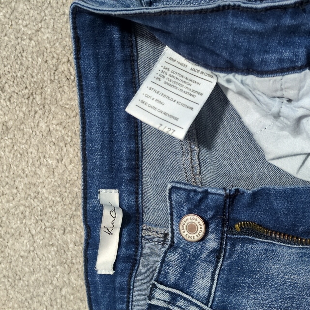 Kancan Women's Blue Skinny Jeans Size 7/27 - Picture 2 of 4